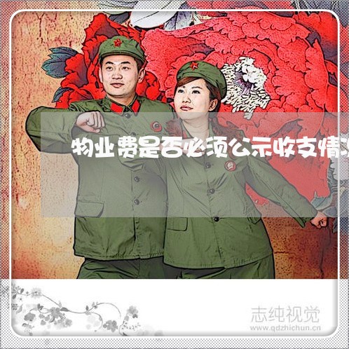 物业费是否必须公示收支情况法规