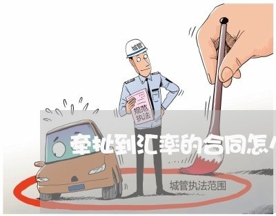 牵扯到汇率的合同怎么写/2023041227250