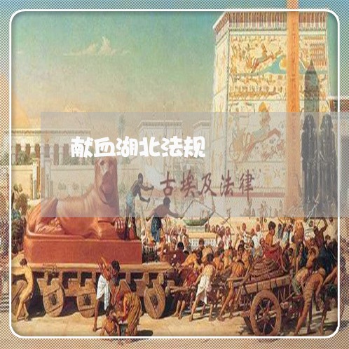 献血湖北法规