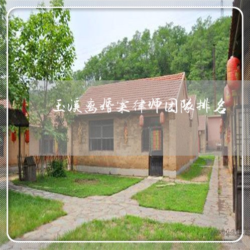 玉溪离婚案律师团队排名