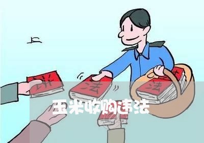 玉米收购违法 玉米收购违法