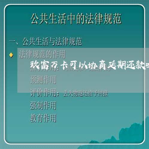 玖富万卡可以协商延期还款吗/2023020661366