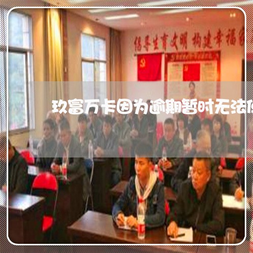 玖富万卡因为逾期暂时无法使用