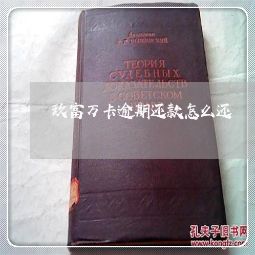 玖富万卡逾期还款怎么还 玖富万卡逾期还款怎么还