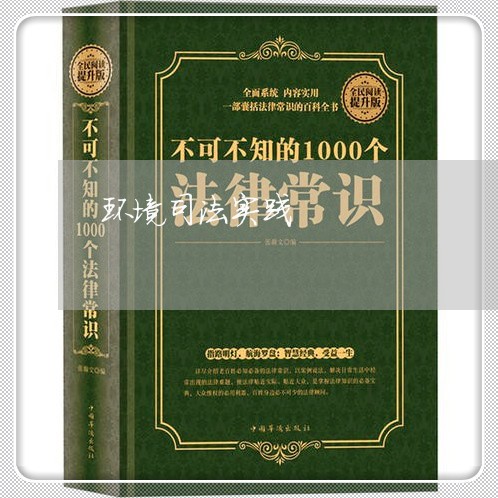 环境司法实践 环境司法实践
