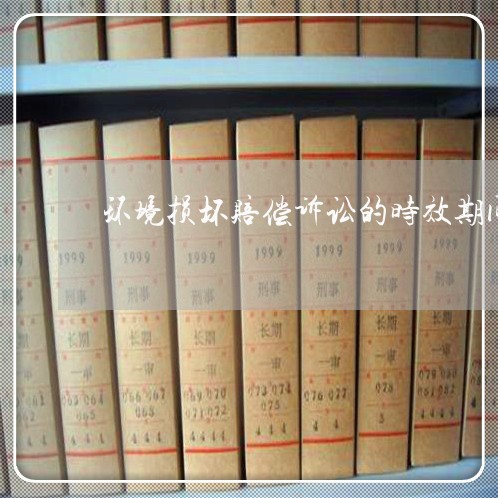 环境损坏赔偿诉讼的时效期间