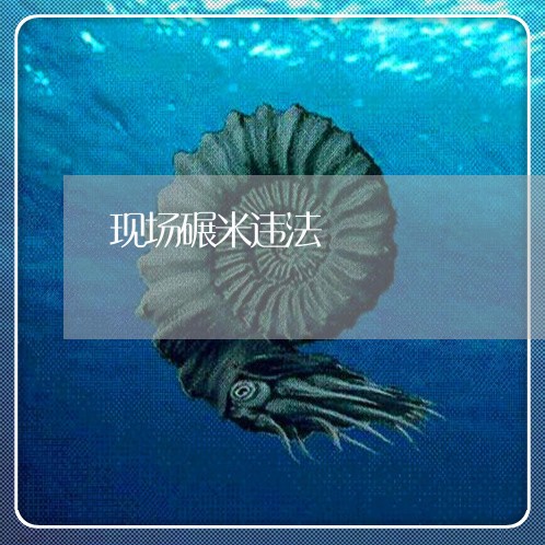 现场碾米违法