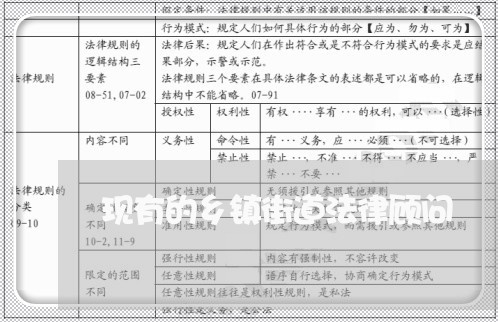 现有的乡镇街道法律顾问 现有的乡镇街道法律顾问