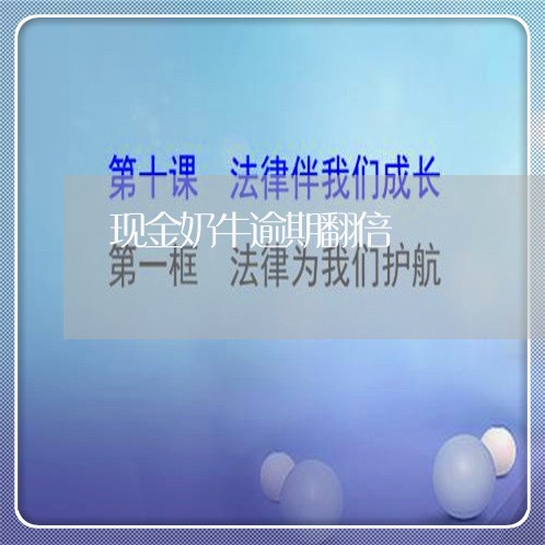 现金奶牛逾期翻倍