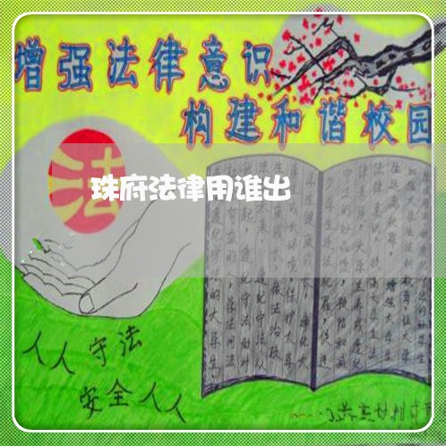 珠府法律用谁出