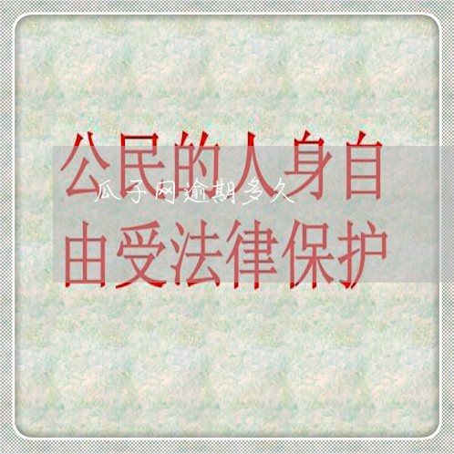 瓜子网逾期多久