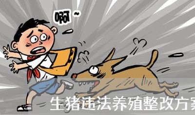 生猪违法养殖整改方案