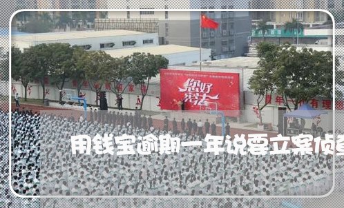 用钱宝逾期一年说要立案侦查 用钱宝逾期一年说要立案侦查