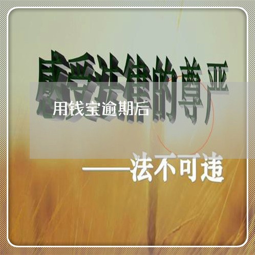 用钱宝逾期后