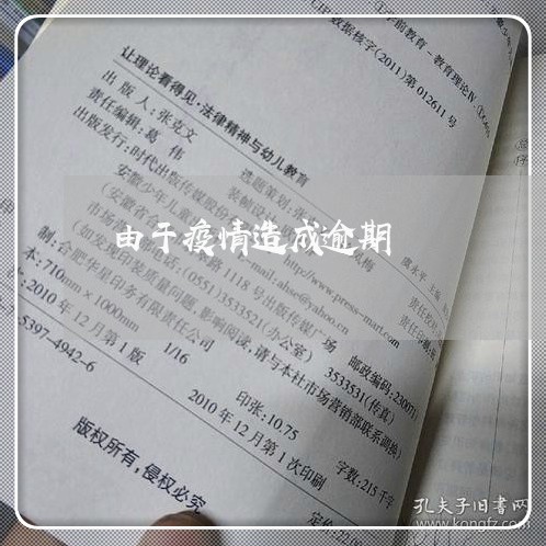 由于疫情造成逾期