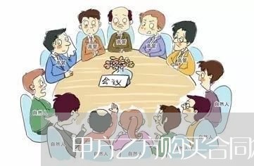 甲方乙方购买合同怎么写/2023041249502
