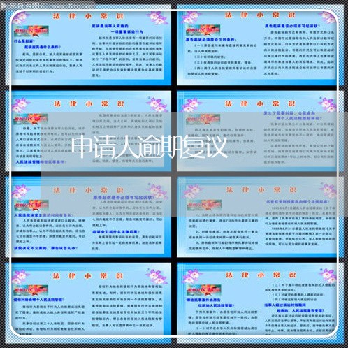 申请人逾期复议