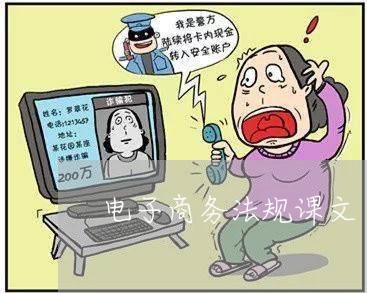 电子商务法规课文 电子商务法规课文