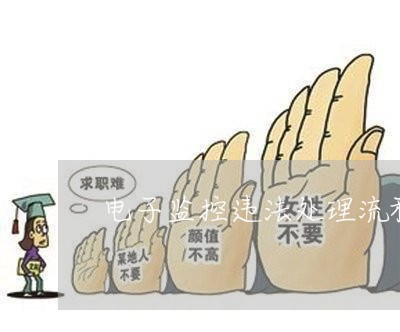 电子监控违法处理流程图 电子监控违法处理流程图