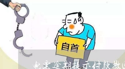 电票逾期提示付款撤回 电票逾期提示付款撤回