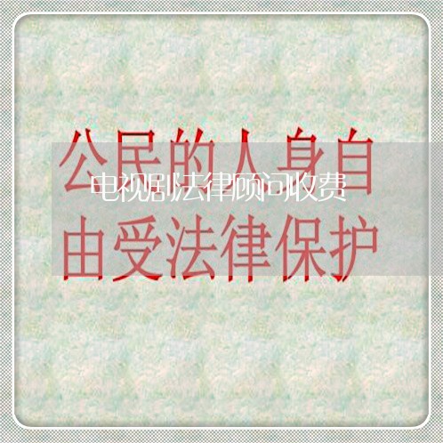 电视剧法律顾问收费 电视剧法律顾问收费