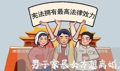 男子家暴女方想离婚怎么处理/2023060361606