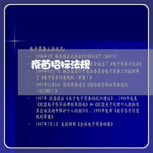 疫苗招标法规