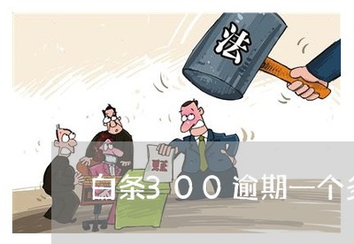 白条300逾期一个多月 白条300逾期一个多月