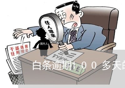 白条逾期100多天的后果 白条逾期100多天的后果