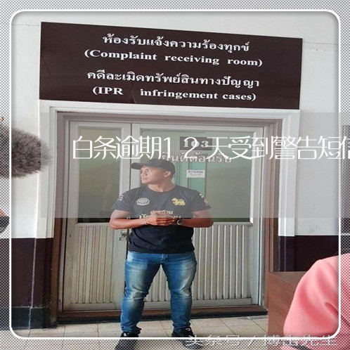 白条逾期12天受到警告短信 白条逾期12天受到警告短信