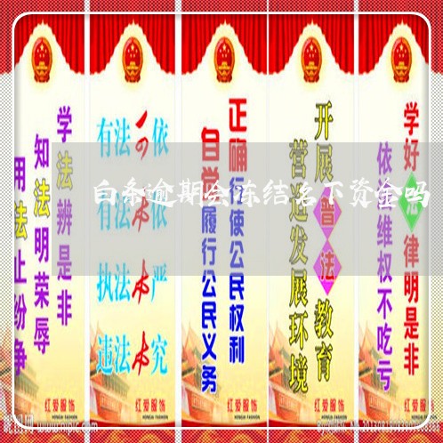 白条逾期会冻结名下资金吗