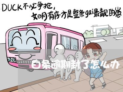 白条逾期封了怎么办