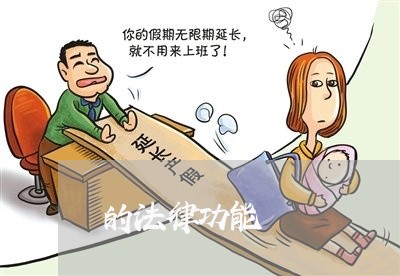 的法律功能