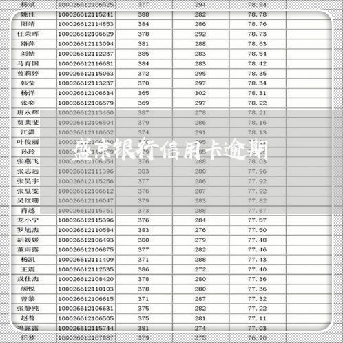 盛京银行信用卡逾期/2023031456937