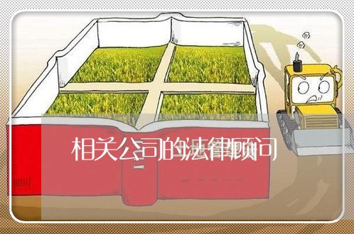 相关公司的法律顾问 相关公司的法律顾问