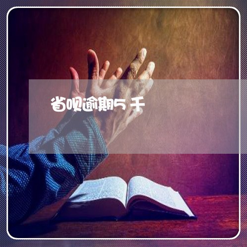 省呗逾期5千