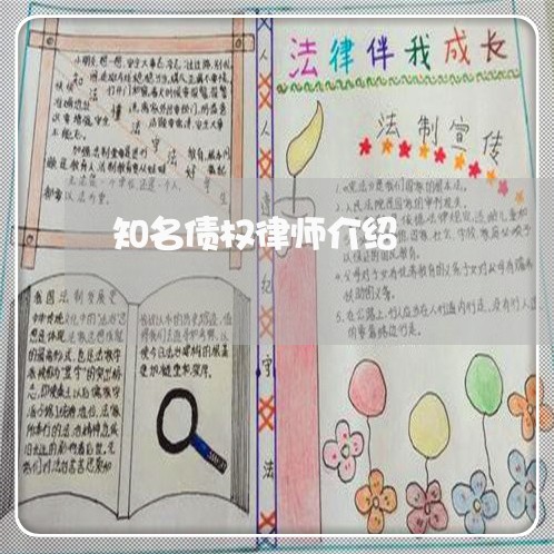 知名债权律师介绍 知名债权律师介绍