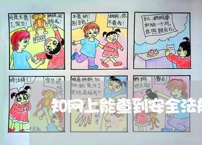 知网上能查到安全法规吗 知网上能查到安全法规吗