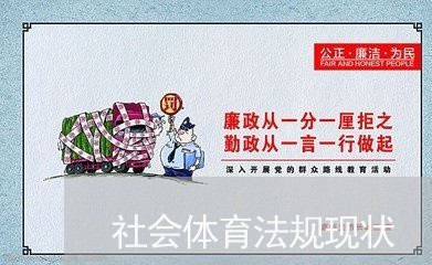 社会体育法规现状