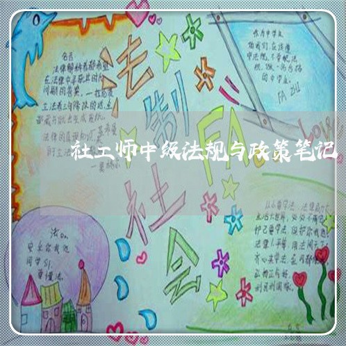 社工师中级法规与政策笔记 社工师中级法规与政策笔记