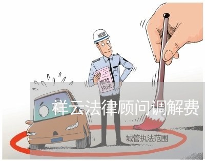 祥云法律顾问调解费/2023061762504