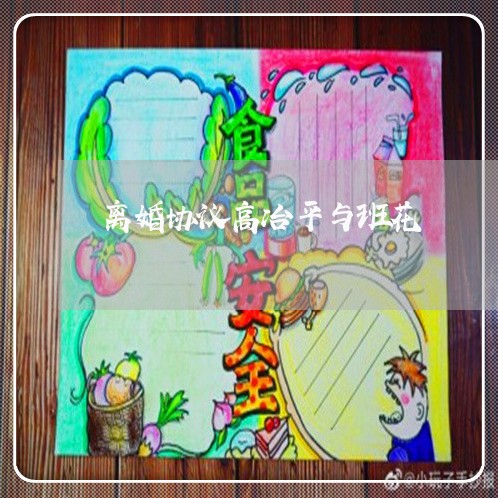 离婚协议高冶平与班花