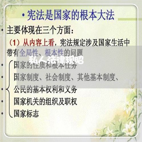 私人法律现昭 私人法律现昭
