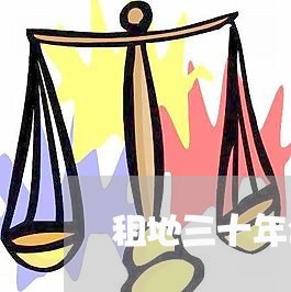 租地三十年合同怎么写/2023041127259