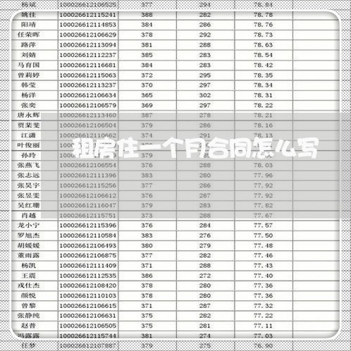 租房住一个月合同怎么写/2023061616138