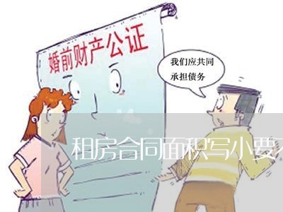 租房合同面积写小要不要紧/2023060630381 租房合同面积写小要不要紧/2023060630381