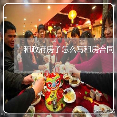 租政府房子怎么写租房合同/2023022748592