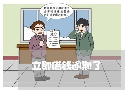立即借钱逾期了
