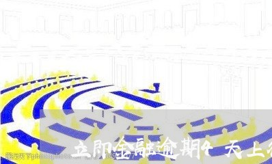 立即金融逾期4天上征信