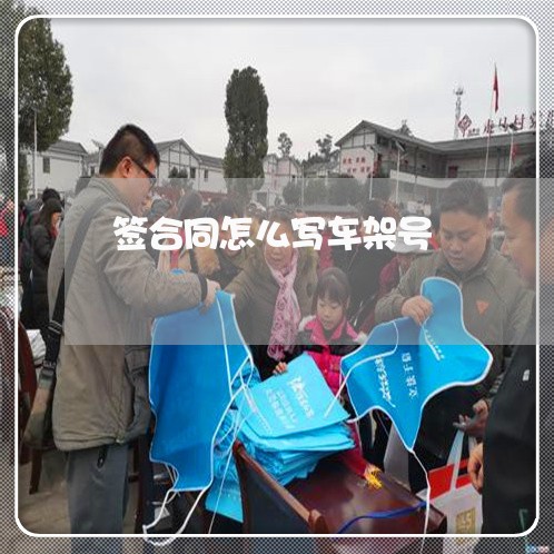 签合同怎么写车架号/2023022603928